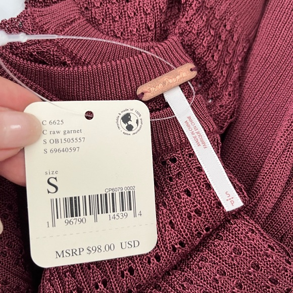 Free People H20 Crew Pullover NWT - Picture 4 of 4